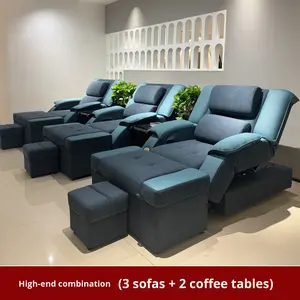 Fauteuil <span class=keywords><strong>de</strong></span> massage électrique pour hydrothérapie des pieds, <span class=keywords><strong>lit</strong></span> inclinable avec bain <span class=keywords><strong>de</strong></span> pieds et fonctions <span class=keywords><strong>de</strong></span> pédicure pour salon <span class=keywords><strong>de</strong></span> pédicure - Matériau PVC, Nouveau modèle chinois - Product Image 6