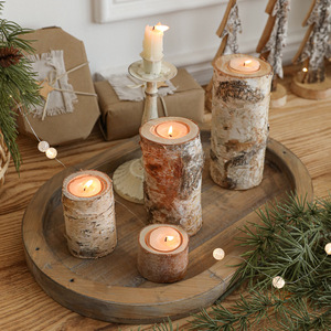 Decorazione Natalizia in Legno a Forma di Casa Invernale con Scritta '<span class=keywords><strong>Buon</strong></span> <span class=keywords><strong>Natale</strong></span>' e Ornamenti - Product Image 4