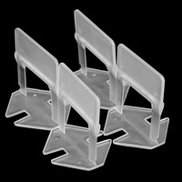 Entretoises de niveleur de carreaux réutilisables de 1.0mm 1.5mm 2.0mm mm Clips de système de Lippage d'installation de porcelaine de qualité industrielle OEM personnalisable