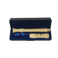 Aiersi Brand Solid Maple 3 Piece Soprano Recorder Flute German Style Wooden Flute