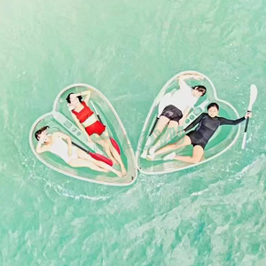 CEYU <span class=keywords><strong>2</strong></span> personnes Clear Kayak <span class=keywords><strong>Hotel</strong></span> Beach Resort Boat Transparent épaissi respectueux de l'environnement Canoë pour une utilisation en station balnéaire - Product Image 1