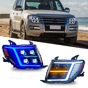 Lampe de voiture LED pour Mitsubishi Pajero V93 V97 2009-2021, phares et feux arrière LED, animation dynamique, éclairage <span class=keywords><strong>automobile</strong></span> - Product Image 1