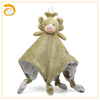 Selimut Bayi OEM, Boneka Penghibur Lembut, Mainan Tidur Bayi Baru Lahir, Logo Kustom Grosir
