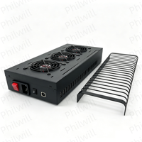 20 unidades de caja de control de software para dispositivos móviles agrícolas, chasis de control de teléfonos agrícolas con USB HUB BOX Rojo para datos celulares móviles