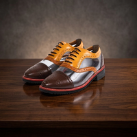 Chaussures habillées de luxe élégantes pour hommes, à bout pointu, en similicuir PU italien léger, non en cuir, rehaussantes, plates, imperméables, pour l'été