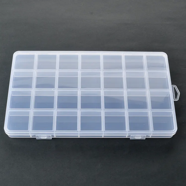 28 Roosters Organizer Box 22X12.8Cm Transparante Plastic Organisatoren Opbergdoos Doorzichtige Washi Tape Organizer Voor Nail Art