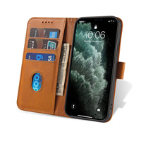 Étui de téléphone en cuir à rabat de haute qualité pour iPhone Pro Book Flip Wallet Couverture de téléphone portable avec fentes pour cartes pour iPhone 15 16