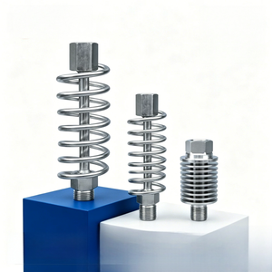 Radiador de sifón con aletas de acero inoxidable SS304 para manómetro, transmisor y condensador de vapor de alta temperatura - Product Image 6