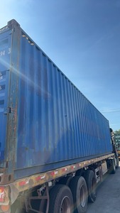 Conteneur sec d'occasion de 20 pieds FCIU7123943 bleu High Cube pour le transport de marchandises, adapté au transport maritime international - Product Image 3