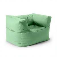 Ensemble pouf et repose-pieds au design moderne, avec housse amovible et revêtement en tissu, confortable, pour hôtel, salon, usine