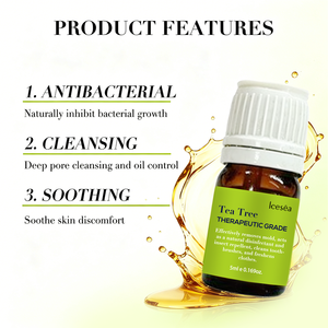 Aceite Esencial Terapéutico de Árbol de Té, Aceite Natural Antibacteriano y Antiacné, Control de Grasa, Desinfectante para el Hogar, Aceite de Aromaterapia OEM - Product Image 2