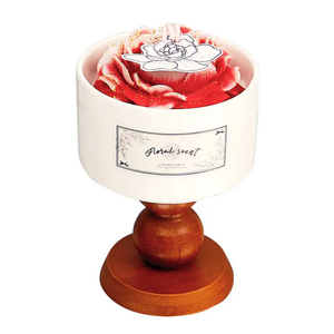 Funday Hot Selling Low Temp Camellia Style Smokeless <b>Decoration</b> Candle - Factory Novelty Candles - Product Image 1