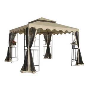 Belvédère pavillon en aluminium de luxe personnalisé avec murs moustiquaires extérieur jardin patio extérieur arches pergolas pont - Product Image 3