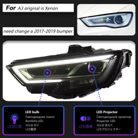 Feux avant dynamiques à LED pour Audi A3 2013-2016, ensembles de phares, feux de jour, accessoires automobiles, éclairage de voiture