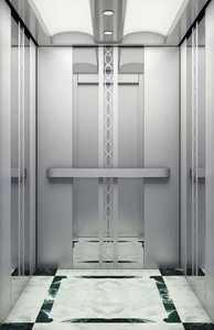 Ascenseur de passagers moderne en acier inoxydable à entraînement AC, traction sans engrenages, facile à utiliser, capacité de 400 kg pour usage hôtelier et résidentiel - Product Image 4