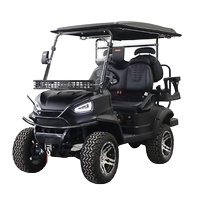 Pneu tout-terrain électrique 4 places basse vitesse Buggy voiturette de golf CE approuvé batterie au plomb 48V