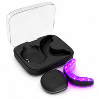 Appareil de luminothérapie buccale à LED 3 longueurs d'onde 410 660 850 nm, 32 LED, minuterie automatique, étanche IPX5, hygiène buccale, charge magnétique