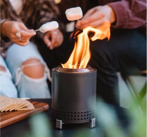 Cheminée <span class=keywords><strong>portable</strong></span> en acier inoxydable pour table de jardin, sans fumée, pour intérieur/extérieur, idéale pour barbecue et table de feu - Vente en gros - Product Image 6