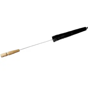 Foldable Water Pipe Drainage Dredge Tool Long Handle Cleaning Dust Brush Dryer Vent Brush with Wood Handle Opp Bag Hand Wooden