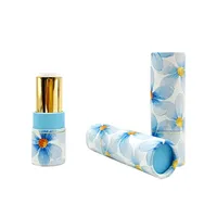 Tube en carton biodégradable Kraft pour cosmétiques, soins de la peau, essence liquide, rouge à lèvres, baume à lèvres, emballage en tube à torsion et à pousser