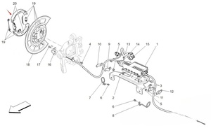 Plaquettes de <span class=keywords><strong>frein</strong></span> de <span class=keywords><strong>frein</strong></span> à <span class=keywords><strong>main</strong></span> Geberit Levante pour Maserati, neuves, vente directe d'usine - Product Image 6