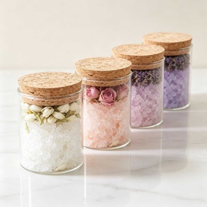 <span class=keywords><strong>Sel</strong></span> <span class=keywords><strong>de</strong></span> Bain Relaxant et Apaisant aux Fleurs Séchées (Jasmin, Lavande, Rose) pour Chakra, Bain Spa, Thé <span class=keywords><strong>de</strong></span> Bain, OEM ODM, Cadeau Corporel pour la Maison - Product Image 4