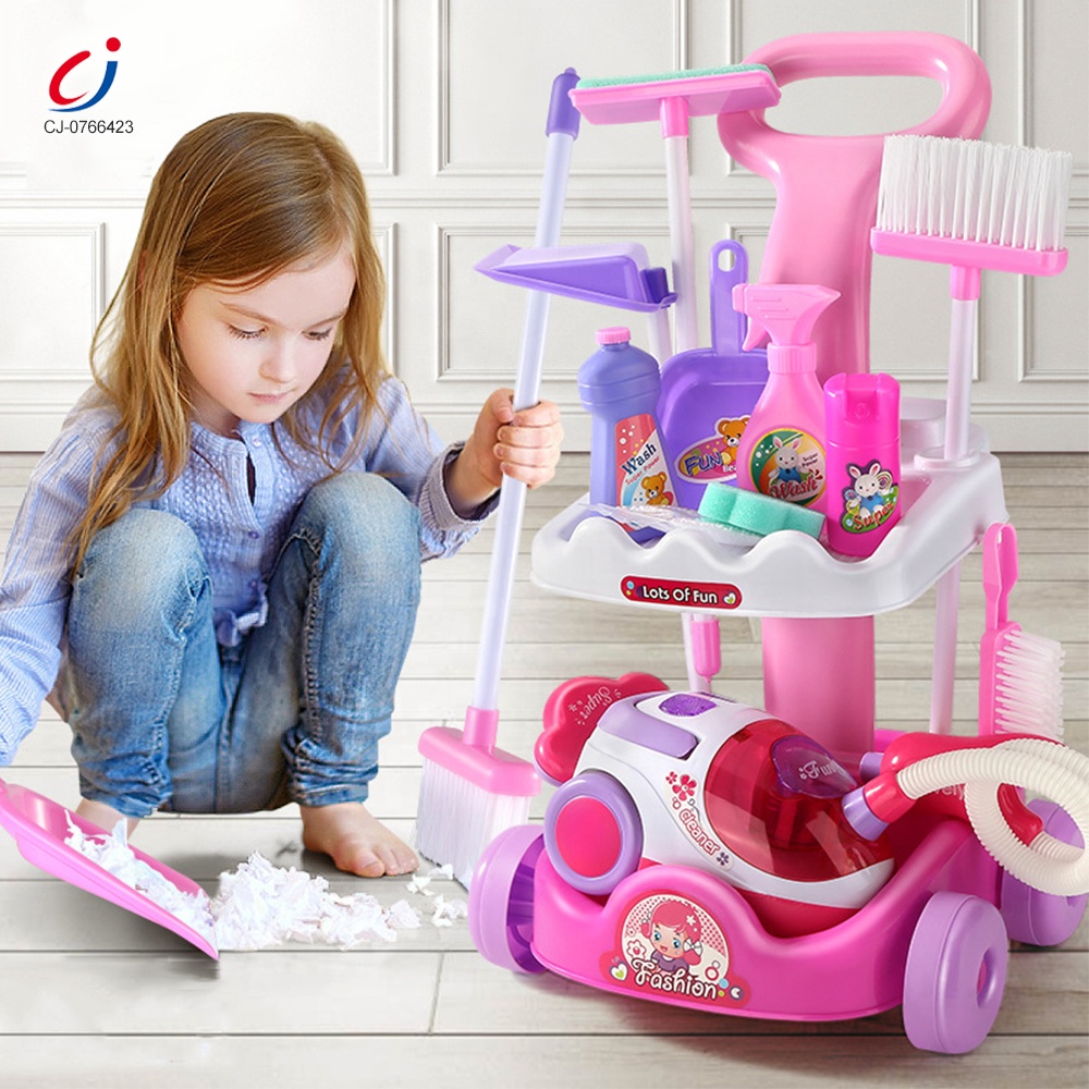 Aspirapolvere Giocattolo Per Bambini 3+ - Set Pulizia Finto Con Scopa E Palette, Educativo E Interattivo