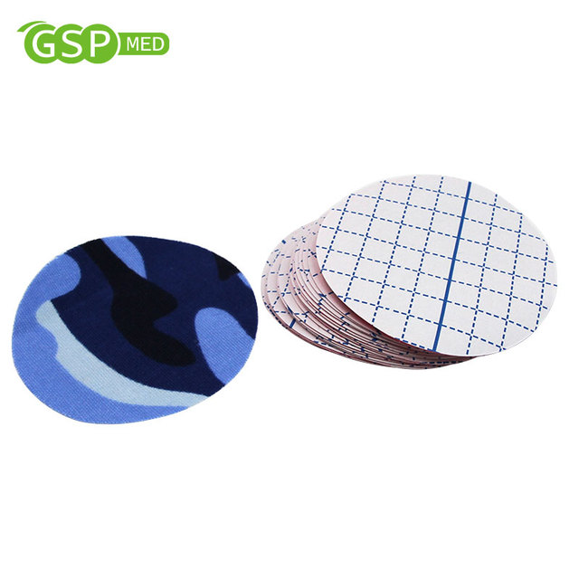 Camo Printed Pre-cut Adhesive Dexcom Patch CGM Protection Medical Dexcom Patches Factory Direct Sale Waterproof Sample Support