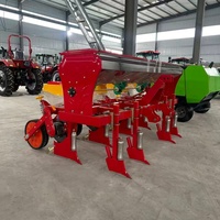 Semoir à maïs 4 rangs à prix d'usine avec fertiliseur pour tracteurs agricoles moyens et petits, monté sur tracteur