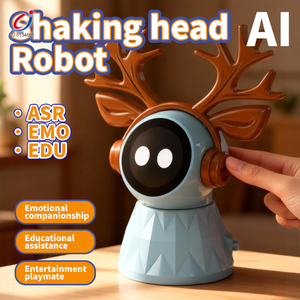 <span class=keywords><strong>Robot</strong></span> Interactivo de Educación Temprana Chengji, Juguete Montessori, Mascota de Escritorio de Dibujos Animados, <span class=keywords><strong>Robot</strong></span> Inteligente que Habla, Reconocimiento de Voz por IA para Niños - Product Image 3