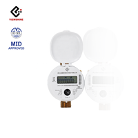 Compteur d'eau intelligent sans fil DN15 NB-IoT à ultrasons IP68 certifié ISO pour la maison/l'agriculture avec lecture automatique et plateforme cloud