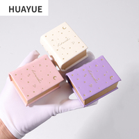 Boîte d'emballage de bijoux en forme de livre en cuir PU personnalisée Huayue, pour boucles d'oreilles et colliers