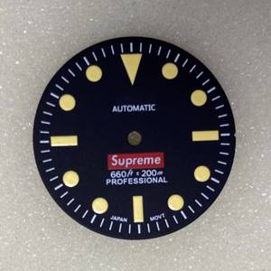 Reloj de segunda mano: Esfera sin bisel de 28,5 mm, piezas de reloj con superficie NH36 modificada con luminiscencia azul-verde C3, nuevos accesorios NH35 - Product Image 6