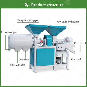 Farine de maïs dégermée, moulin à maïs industriel de 500 kg, prix de la machine à moudre le maïs au Ghana - Product Image 3