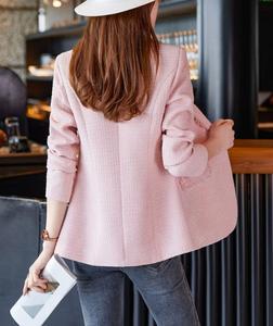 Blazer para Mujer en Tallas S-4XL, Chaqueta de Alta Calidad, Estilo Lujoso de <span class=keywords><strong>Tweed</strong></span>, Ideal para Fiestas - Product Image 4