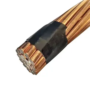 Factory Best Price Grounding Cable Voltage Electrical Copper Clad Steel Wire Ccs Wire Ground Round Wire