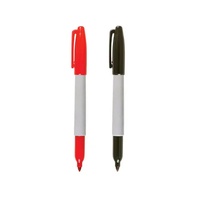 Marqueurs permanents personnalisés directement du fabricant, pointe ultra-fine, encre noire, ensemble de fournitures de bureau de qualité supérieure, écriture double face