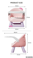 Accueil Nécessités quotidiennes Multifonction Portable Pliable Bébé Multi Purpose Booster Chaise D'alimentation pour Dîner