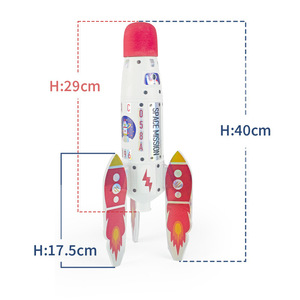 Kit d'expérimentation scientifique Cosmic Jit Rocket, fusée à air propulsée par l'eau, 14,5 pouces, pour enfants de 8 ans et plus, jouet à assembler soi-même - Product Image 2