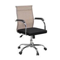 Mobilier de bureau exécutif chaise ergonomique moderne chaise pivotante en maille à dossier haut chaise de bureau en tissu pour bureau de conférence