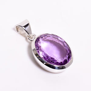 อัญมณีเทอร์ควอยส์จี้เงินสเตอร์ลิง925อัญมณีสีเงินโบราณส่งออกเครื่องประดับเงินสเตอร์ลิง - Product Image 4