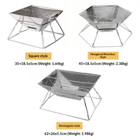 Poêle à bois de style coréen, portable, coupe-vent, pour barbecue au charbon de bois, usage intérieur/extérieur, domestique et commercial, en acier inoxydable épaissi