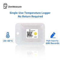 Registrador de Datos de Temperatura y Humedad Inalámbrico ZenMeasure con Control por Aplicación para Suministros Médicos y Logística de Cadena de Frío con Certificación ROSH