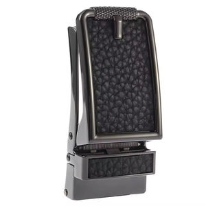 เข็มขัดหนังผู้ชาย LY33-32318 ผลิตตามสั่ง ขายส่ง หัวเข็มขัดอัตโนมัติแบบกด หัวเข็มขัดซิงค์  พร้อมสลักโลโก้ด้วยเลเซอร์ - Product Image 2