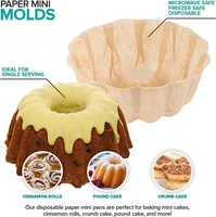 Gobelets à gâteaux jetables antiadhésifs anti-graisse Mini moules à cupcakes en papier sulfurisé doublures à gâteaux et moules à moules outils à gâteaux