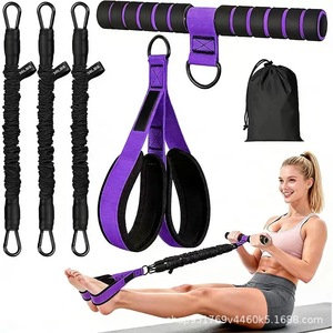 Sangle d'assistance pour tractions avec corde de résistance et support pour les genoux, équipement d'exercice pour le fitness à domicile et le remodelage corporel - Product Image 4