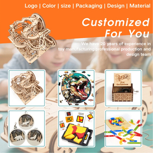 Rompecabezas de Madera 3D Personalizados, Decoraciones de Halloween, Piezas de Arte de Bricolaje para Adultos y Niños, Regalos Creativos de 101 a 500 Piezas - Product Image 6