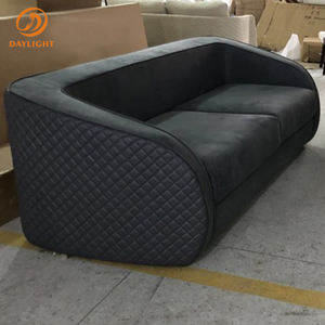 أرائك حمراء وزرقاء داكنة مفردة من المخمل قابلة للتمدد بحجم كبير ومخصصة, مجموعة أثاث loveseat للترفيه - Product Image 2