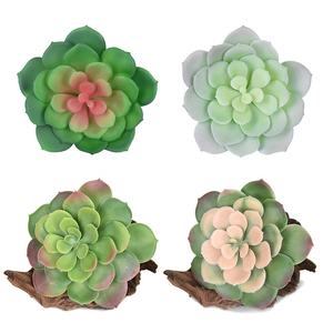 Mini piante finte <span class=keywords><strong>colorate</strong></span> artificiali <span class=keywords><strong>succulente</strong></span> per la decorazione della scrivania - Product Image 2