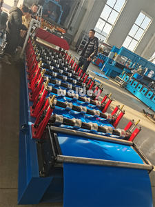 Stationary Performance <b>Tile</b> Pressing Pbr Roof <b>Sheet</b> Trapezoid Panel Ibr Roof Sheeting Roll Forming Machine - Product Image 4